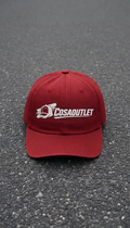 Cosaoutlet Classic Embroidered Dad Hat – Crimson Red